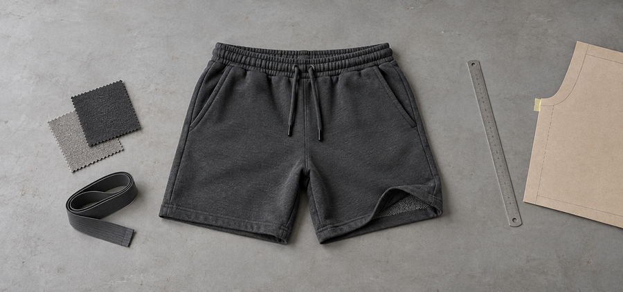 Custom Sweat Shorts Manufacturing: Fabric, Fit & Details