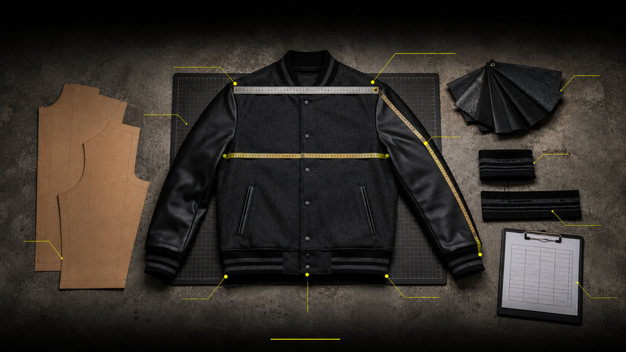 Custom Varsity Jacket Sizing: Fit, Measurements & Grading for Brands