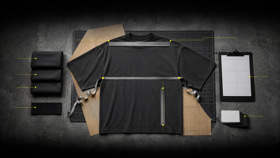 How to Manufacture Oversized T-Shirts: Fit, GSM, Measurements & MOQ